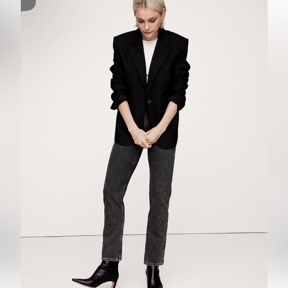 159. Banana Republic Straight Black Jeans